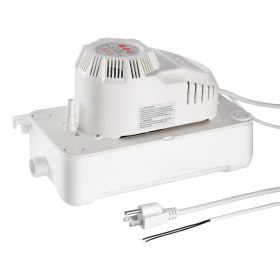 Condensate Pump, 1/12 HP, 90 GPH, 20 ft Lift, 115V Automatic AC Condensation Removal Pump with Safety Switch 20 ft Tubing, for Air Conditioner