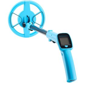 Metal Detector, 4", Lightweight Metal Detector with LCD Display, 6" IP68 Waterproof Search Coil, Adjustable 25.6"-36.6" High Accuracy Gold Detect
