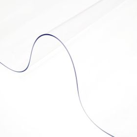 Plastic Table Cover, 45"x100"x0.06", Transparent PVC Table Protector, Rectangle Clear Desk Mat