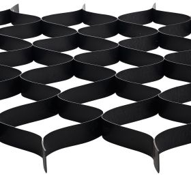 Gravel Grid, 2 Inch Depth, 26.87 x 3.94 FT / 8200 x 1200 mm, 1880 LBS Per Sq ft Grass Ground Retainer, Permeable Geo Grids Driveway Stabilization