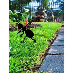 Spooky & Festive Iron Ant Garden Decor - Halloween & Christmas Outdoor (Option: Gardening decoration)