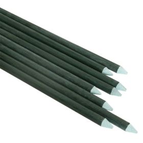 10PC 3/8inch 6ft Dark Green Solid Sticks For Plant Support Offer High Strength, Corrosion Resistance, And Durability, Suitable For Flowers, Veget (Option: 38inch6ft)